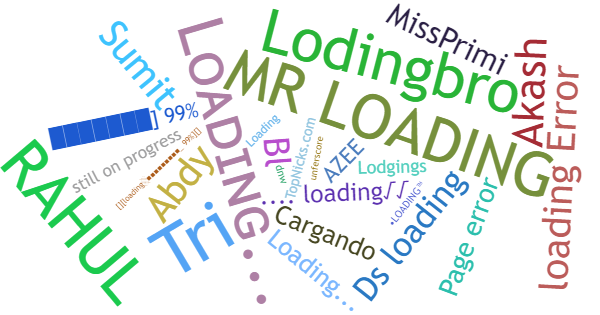 Nama panggilan untuk LoAdinG