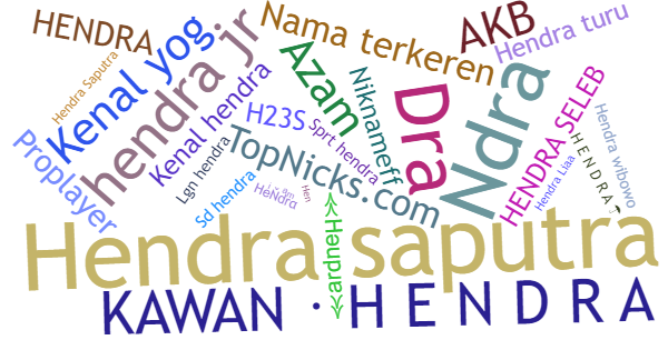 Nama panggilan untuk Hendra