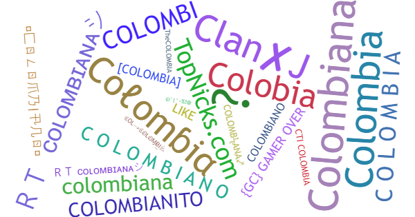 Nama panggilan untuk Colombia