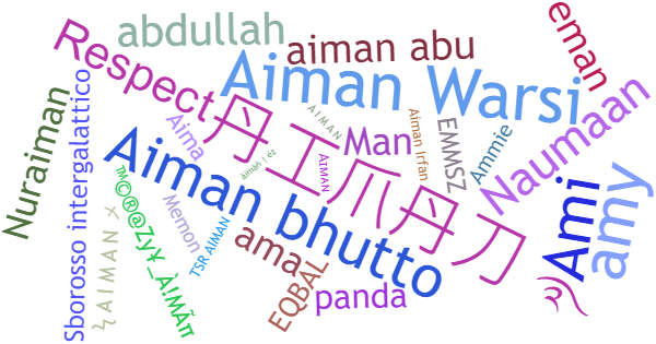 Nama panggilan untuk Aiman