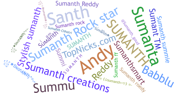 Nama panggilan untuk Sumanth