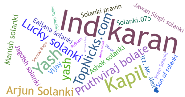 Nama panggilan untuk Solanki