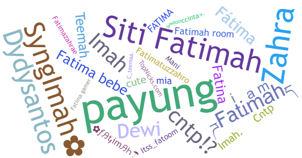 Nama panggilan untuk Fatimah