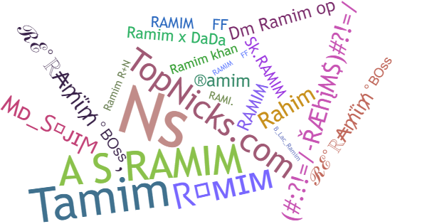 Nama panggilan untuk Ramim