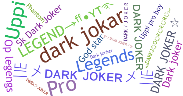 Nama panggilan untuk Darkjoker