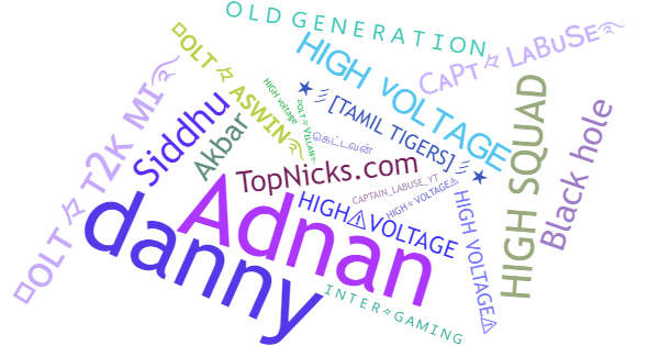 Nama panggilan untuk HighVoltage