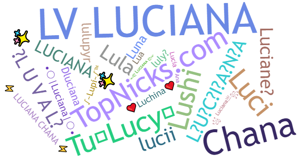 Nama panggilan untuk Luciana