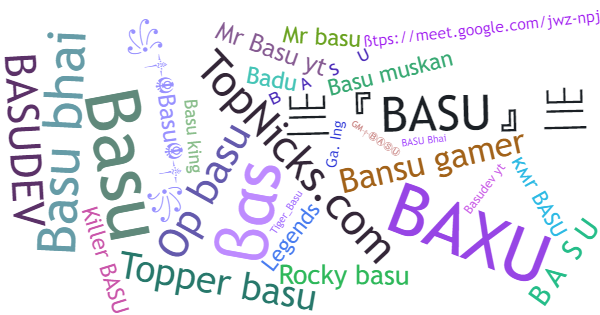 Nama panggilan untuk BASU