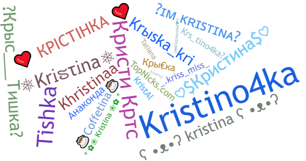 Nama panggilan untuk Kristina