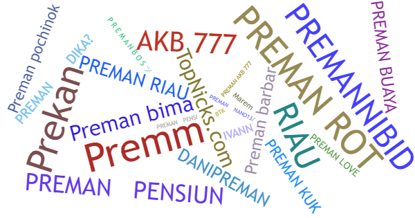 Nama panggilan untuk Preman