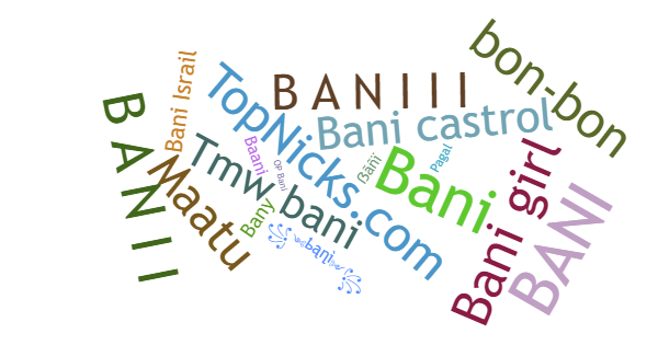 Nama panggilan untuk Bani