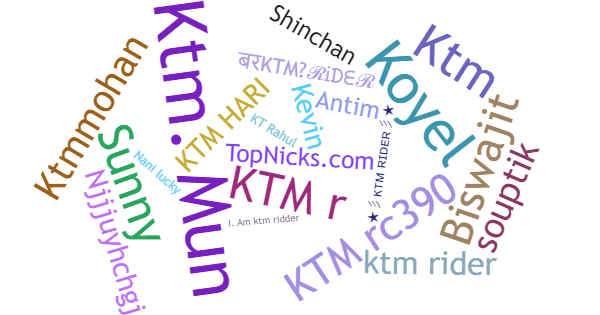 Nama panggilan untuk KTMrider