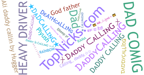 Nama panggilan untuk Daddycalling