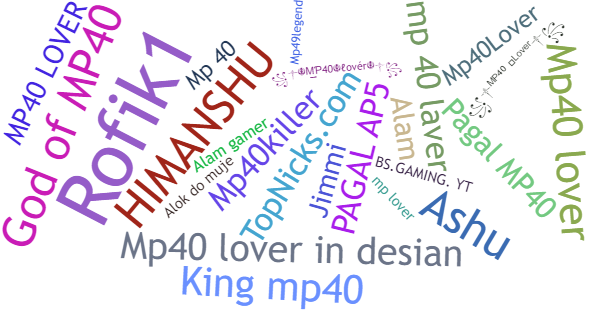 Nama panggilan untuk Mp40lover